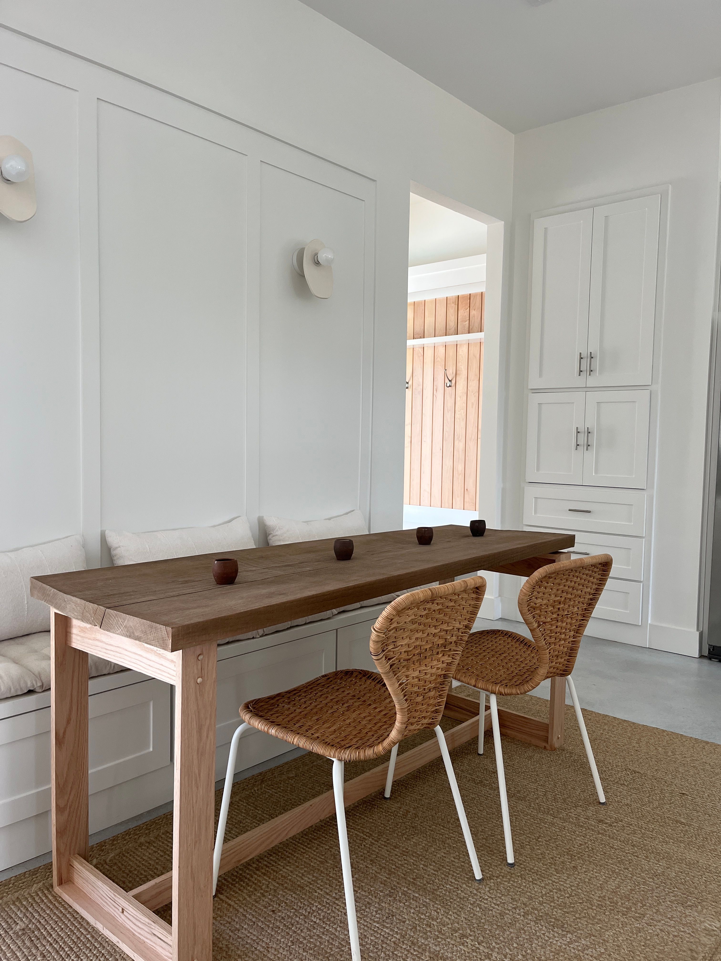 Bright dining area